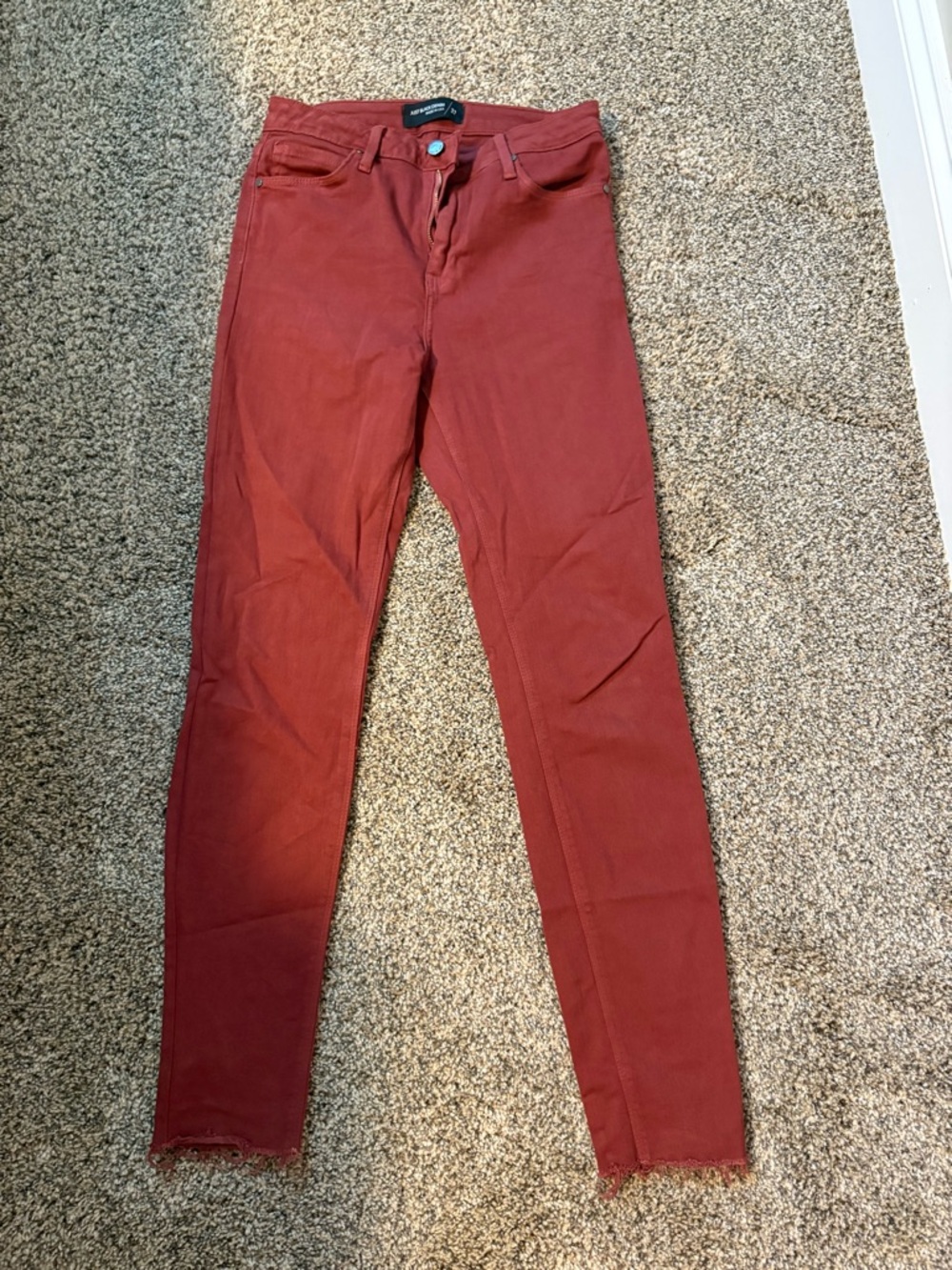 Just Black Skinny Jeans in Rust